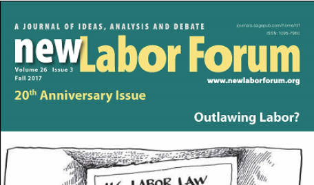 Announcing the 20th Anniversary Issue of New Labor Forum